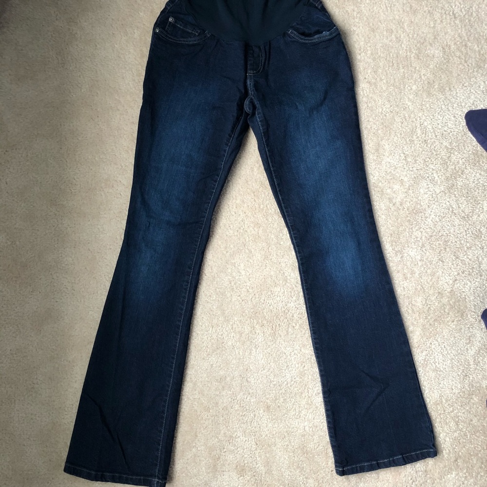 Indigo Blue Denim Maternity Jeans